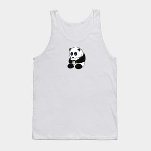 Panda’s morning coffee Tank Top